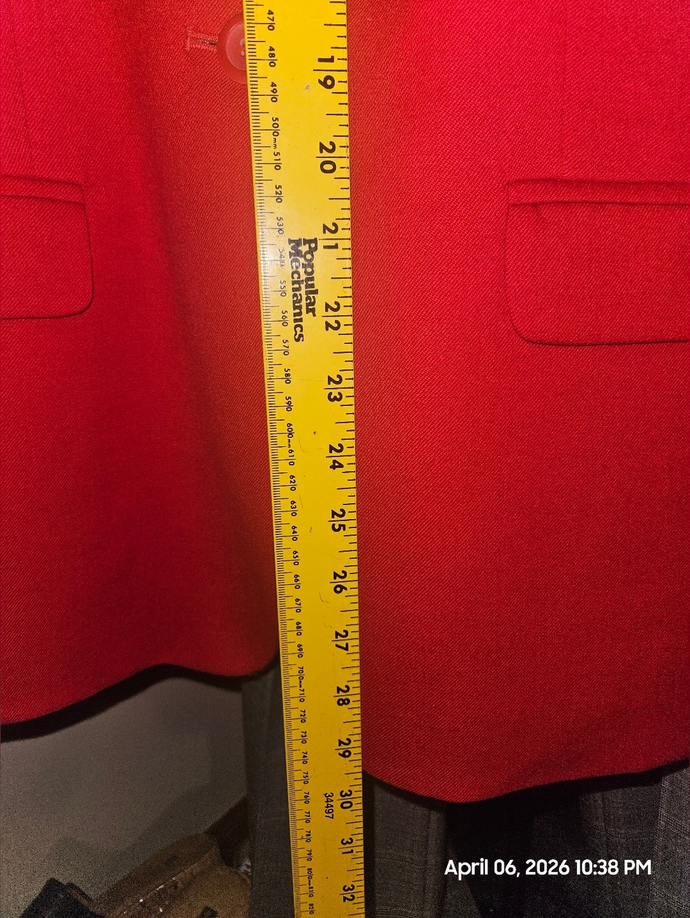Pendleton Red Women's Blazer - Picture 6 of 8